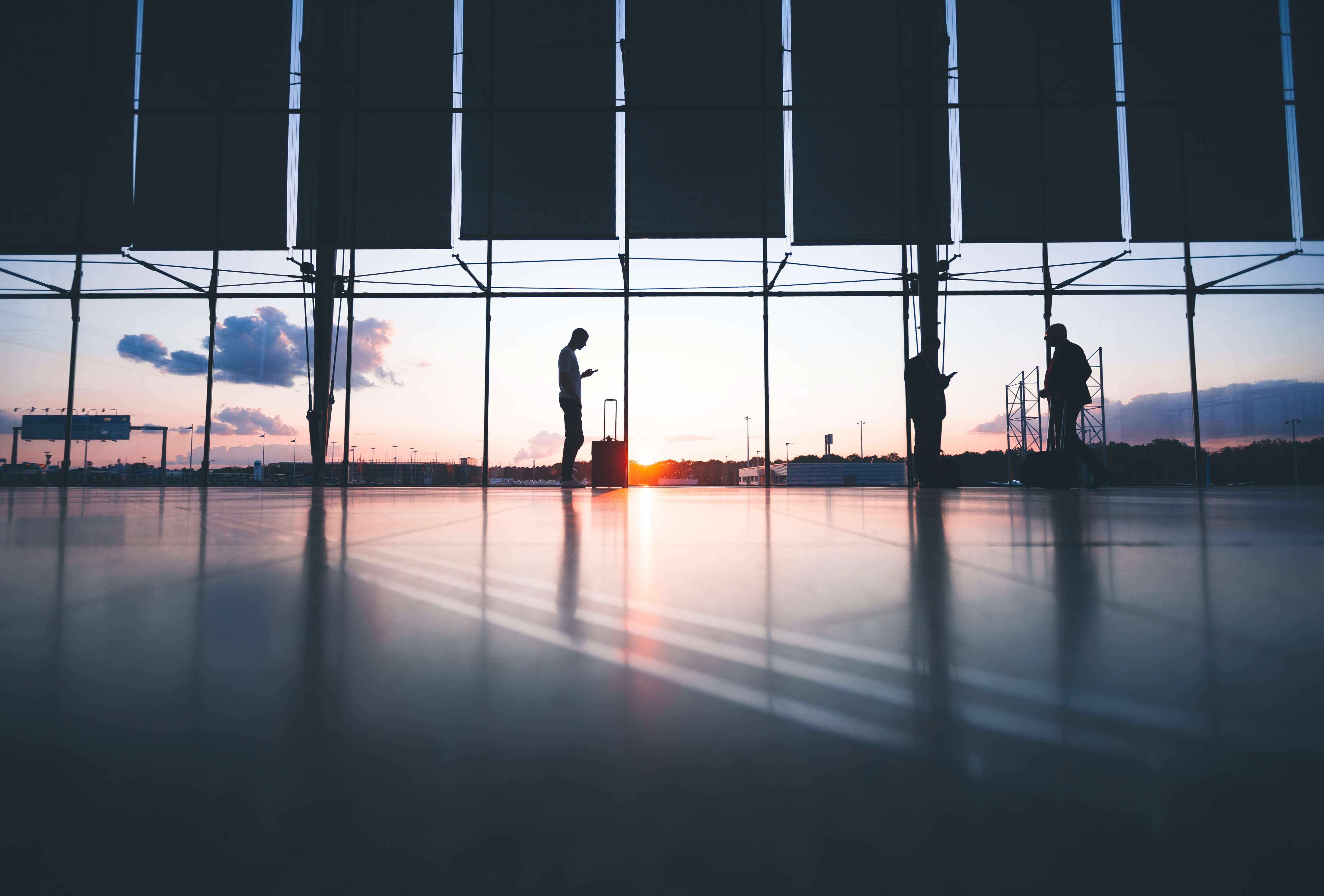 Image d'aeroport vide